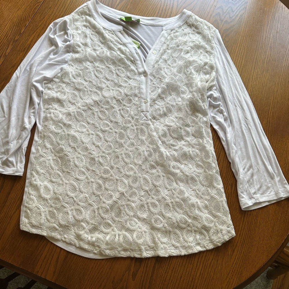 White Lace Women's Top